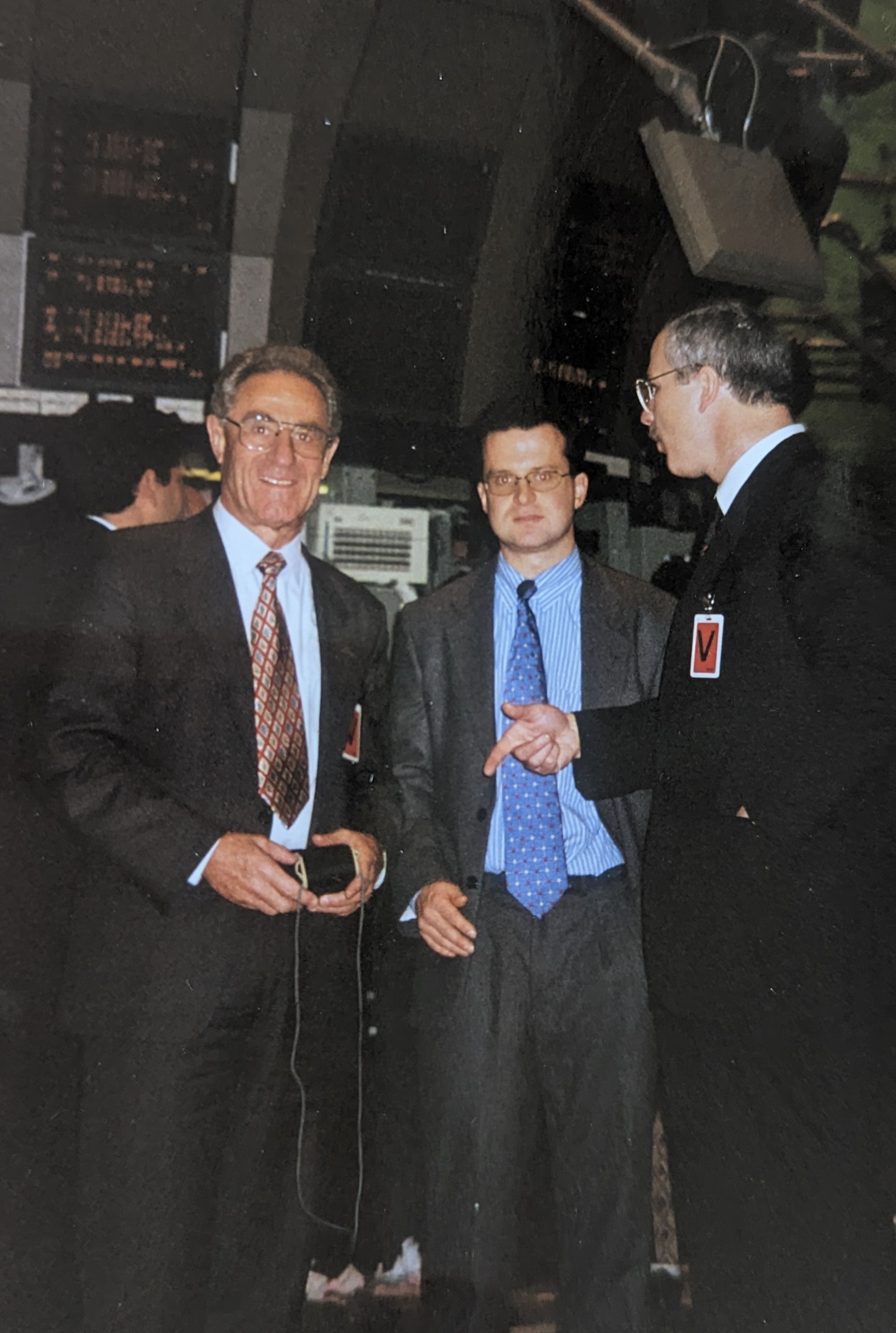 Gottfried Heller, Eckart Keil und Michael Keppler, New Yorker Börse